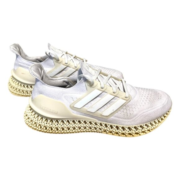 ADIDAS ULTRA 4D PrimeKnit White Athletic Trainers Sneakers Mens 13 US - Picture 5 of 8